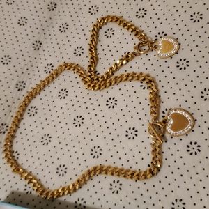 Matching necklace and bracelet